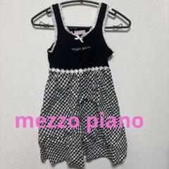 メゾピアノ mezzo piano ノースリーブワンピース 140 平成レトロ
