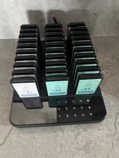 Zekory 無線呼び出しベル 受信機 30台 フードコート 卓上 呼出ベル Zekory 無線呼び出しベル 受信機 30台 フードコート 卓上 呼出
