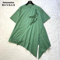 エムズグレイシー極美品刺繍チュニック40 エムズグレイシー♡フラワーチュニック