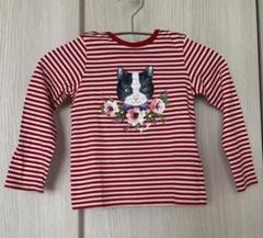 GUCCI 猫と花デザイン 長袖カットソー