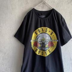 GUNS N' ROSES バンドTシャツ ロゴプリント M ブラック