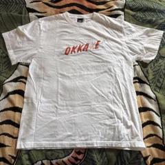 OKKAKE ロゴ Tシャツ ホワイト　XL