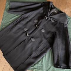ヨシエイナバ ダッフルコート トグルボタン アンゴラ カシゴラ 黒 ブラック i-jad24y22n09y8ee9.jpg