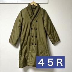 美品＊45R【完売品】厚ナイロンの908ミリタリーコート　4　ベージュ 現行タグ 美品＊45R【完売品】厚ナイロンの908ミリタリーコート 4