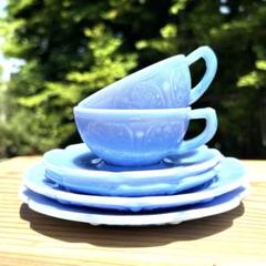 アメリカ　ビンテージ　ジャネット　チェリーブロッサムツーハンドルプレート ビンテージ/ジャネット/デルファイト/チェリーブロッサム