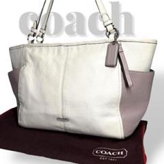 希少 coach コーチ オールレザー トートバッグ F31303 A4 大容量