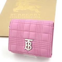 割引 ✨未使用に近い✨ BURBERRY ミニ財布 TBロゴ キルティング 三 小物