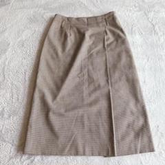 【極美品】ナチュラルビューティベーシック　スカート　M ブラウン系