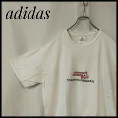 adidas　アディダス　半袖Tシャツ　バックロゴ　サッカー　メキシコ　L　白色