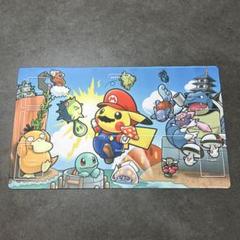ポケモン　プレイマット　マリオピカチュウ ポケモンカード プレイマット マリオ ピカチュウ 未使用ポケモン