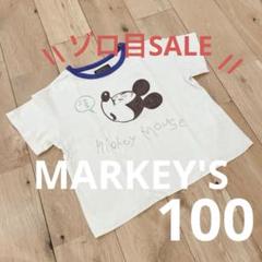 【マーキーズ】ミッキーマウス/Disney/Tシャツ/半袖/100サイズ