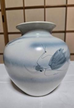 九谷焼 鶴平造 花瓶 花器 壺 Yahoo!オークション -「鶴」(九谷) (日本の陶磁)の落札相場