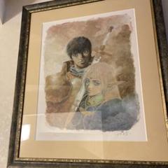 ベジ☆プロフィール必読☆　版画　結城信輝　ロードス島戦記「ロードス島1」 ベジ☆プロフィール必読☆様専用 版画 結城信輝 ロードス島戦記