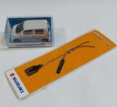 スズキ 新型ワゴンR 発電するミニカー パレット チャームストラップ 2セットのサムネイル