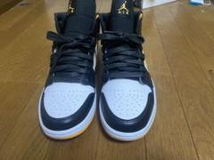 AIR JORDAN 1 MID SE "LASER ORANGE BLACK
