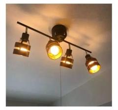 シーリングライト 4灯 （電球型蛍光灯付き）