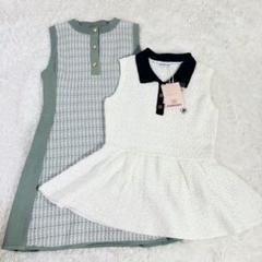新品✨リエンダゴルフ　リエンダスエルタ　ゴルフ　ノースリーブ　ペプラム 新品✨リエンダゴルフ リエンダスエルタ ゴルフ ノースリーブ