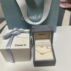 新品未使用箱あり　Canal 4C シンプル チェーンネックレス ステンレス チェーンネックレス プレート [n886-silver