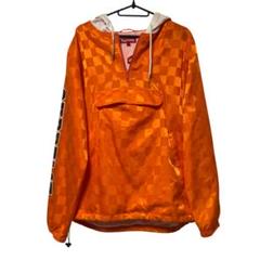 「未使用品」SUPREME メンズ プルオーバー ナイロンパーカー オレンジ