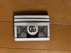 美品　グッチ　GUCCI レザー カードケース GGロゴ