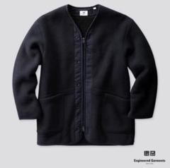 ENGINEERED GARMENTS ノーカラーブルゾン　XS ネイビー 中古・古着通販】Engineered Garments (エンジニアード