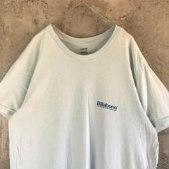Z1004古着　Tシャツ 水色　バックプリント　ビラボン
