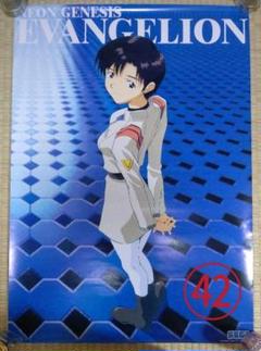 販促ポスター＋ステッカー　エヴァンゲリオン B2ポスター　エヴァ博　庵野秀明 エヴァグッズ No.1368 『ヱヴァンゲリヲン新劇場版：破』告知用