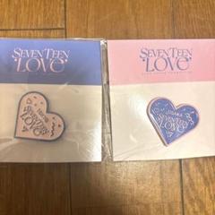 SEVENTEEN スクエア缶バッジ　LOVE ファンミ　セット　② SEVENTEEN スクエア缶バッジLOVE ファンミ②