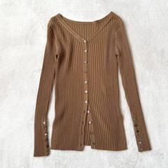 美品1er Arrondissement 2way リブニット カーディガン NEPLA. (ネプラ)＞ シアーリブニット2WAYカーディガン】｜1er