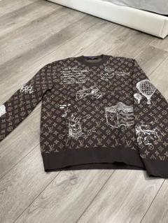 LOUIS VUITTON 長袖セーターニットモノグラムno26