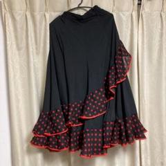 フラメンコ衣装】ブラック×花柄 primaboutique ワンピース