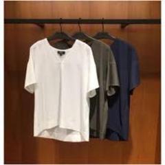 Theory 半袖トップス オフホワイトSサイズ<今期物>新品未使用品 2025年最新】theory レディース 半袖 シャツ・ブラウスの人気