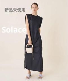 新品未使用Solace ロングワンピース　ブラック　マキシワンピースのサムネイル