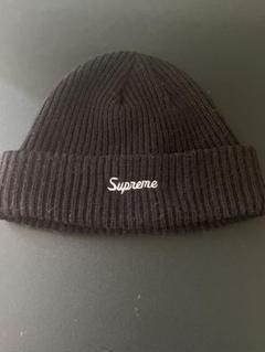 Supreme 黒 ニット帽