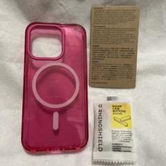 RHINOSHIELD MagSafe対応 iPhone15proケース ピンク