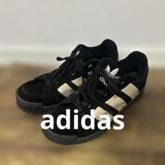 adidas アディダス ローカット スニーカー ブラック 25.0㎝