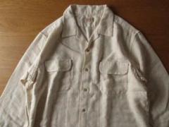 ★美品ゴーウエストOUT OF BORDER SHIRTS 3オフホワイト日本製のサムネイル