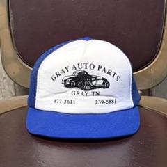 デッドストック　メッシュキャップ　トラッカー　ブルー　AUTO PARTS
