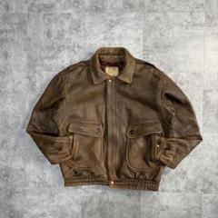 美品/希少✨HOUSTON フライトジャケット　羊革　ボア　ブラウン　40 美品/希少✨HOUSTON フライトジャケット 羊革 ボア ブラウン 40
