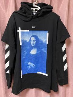 新品未使用☆OFF-WHITE・モナリザグラフィック パーカー（L）19SS