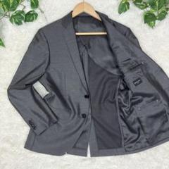美品　スーツカンパニー　ウールシルク　光沢　サマージャケット　アンコン　S