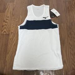 (K25503)★未使用★ ミズノ 陸上競技 レーシングシャツ S ホワイト