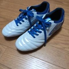 アンブロ　サッカースパイクシューズ ホワイト/ブルー 25cm