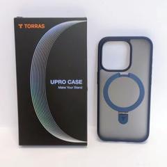 iPhone15Pro 用 ケース MagSafe対応 リング ブルー