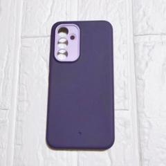 Galaxy A54 5G ケース 衝撃吸収 ワイヤレス充電対応 パープル