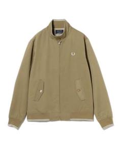 FRED PERRY ジャージ ハリントンジャケット M ベージュ ブルゾン FRED PERRY ジャージ ハリントンジャケット M ベージュ ブルゾン