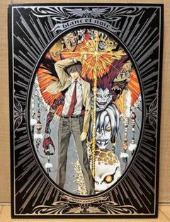 小畑健 画集『blanc et noir』別ver.ケース入り 原画、ステッカー 匿名配送】帯付き Blanc et noir : 小畑健 画集（Blanc