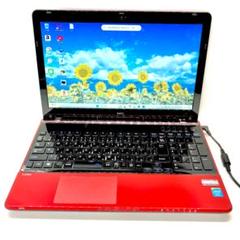 大容量1000GB❣️Windows11 NEC カメラ付 艶赤 ノートパソコン