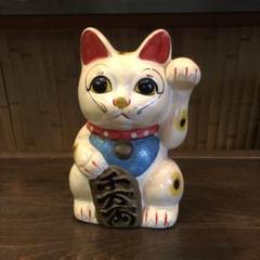 ⭐天然石 手彫り 招き猫 福の神 招福 千客万来 家内安全 置物