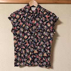 MAX&Co. ブラック 花柄 長袖ブラウス MAX&Co. ブラック 花柄 長袖ブラウス